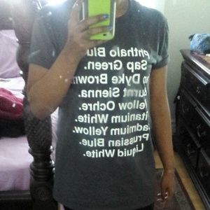 SOLD Charcoal Bob Ross T-Shirt